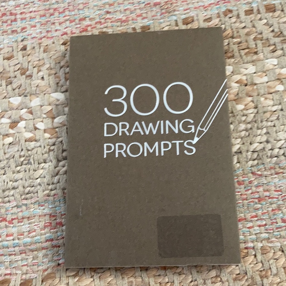 300 drawing prompt book from Barnes & nobles